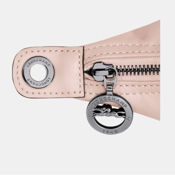 New Longchamp Le Pliage Xtra M Shoulder bag Nude Leather - Picture 6 of 12